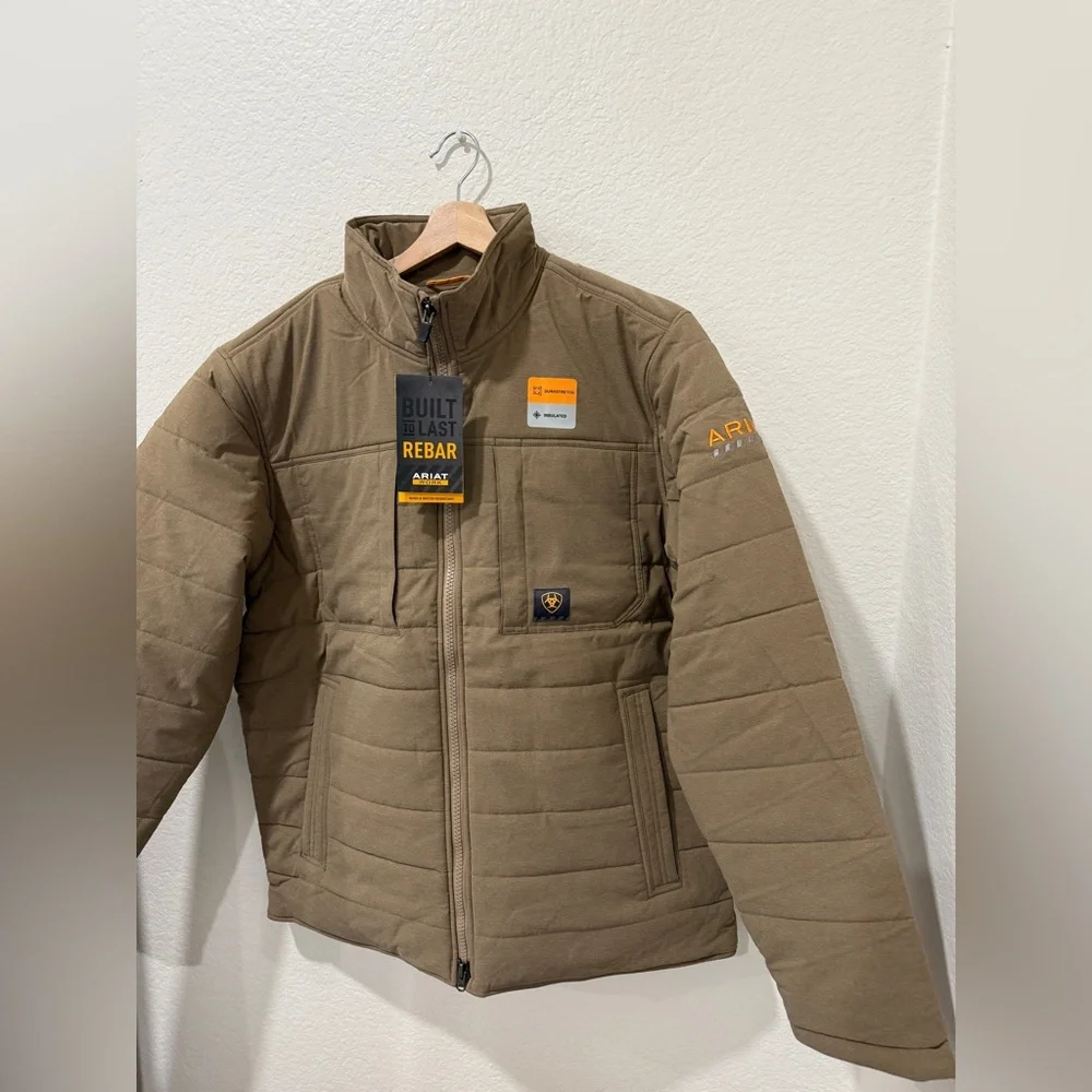 LAST ONE - Ariat Rebar Water-Resistant Insulated Jacket - Size L (NWT) - Picture 2 of 12
